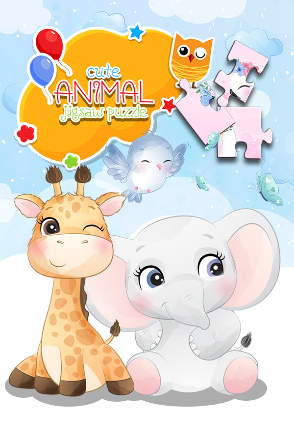 Cute animal jigsaw puzzle
