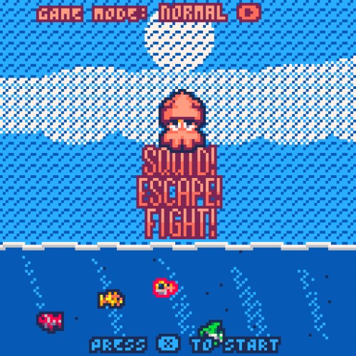 Squid! Escape! Fight!